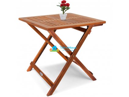 Odkládací stolek dřevěný 70 x 70 cm