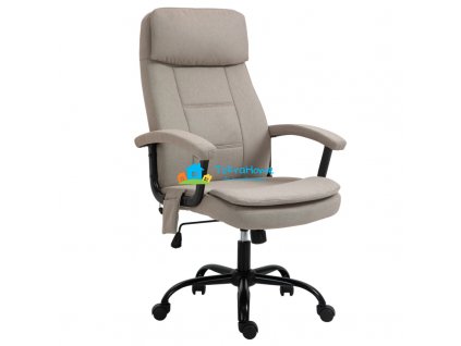 Masážní kancelářská výškově nastavitelná otočná židle, ergonomická,