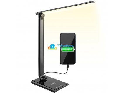 LED stolní lampa s nabíjecím usb portem