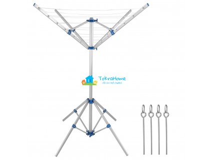 Monzana Sušák na prádlo skládací hliníkový