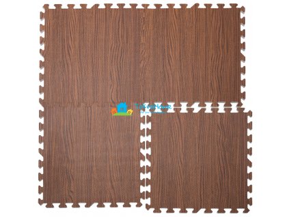 Monzana ochranná podložka na podlahu dekor dřevo (puzzle) 8 ks