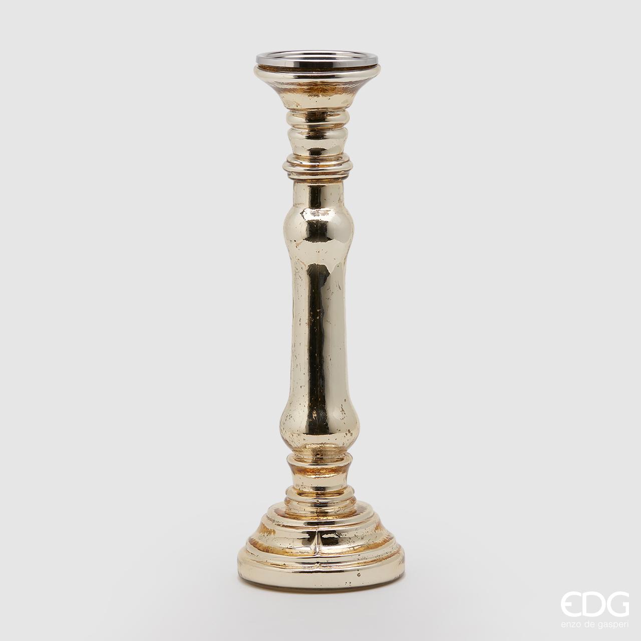 EDG Svícen ve zlaté barvě v antickém stylu výška 53 cm