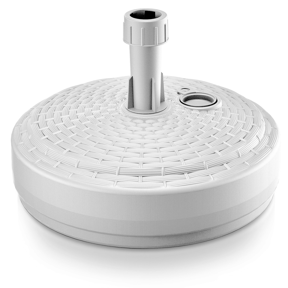 Prosperplast Stojan na slunečník plnitelný, pro 35 mm, bílý 193240