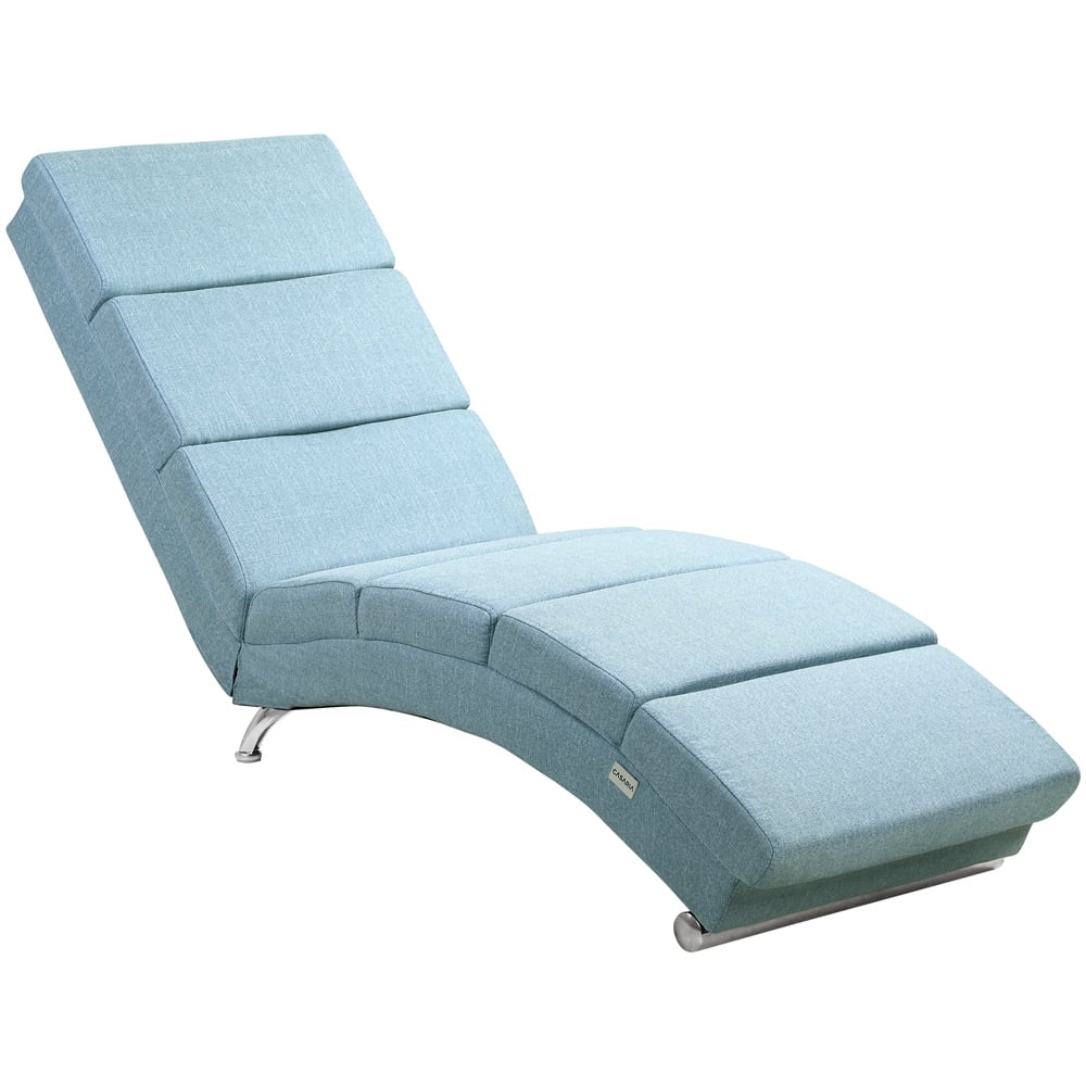 Casaria Relaxační lehátko London světle modré 108593