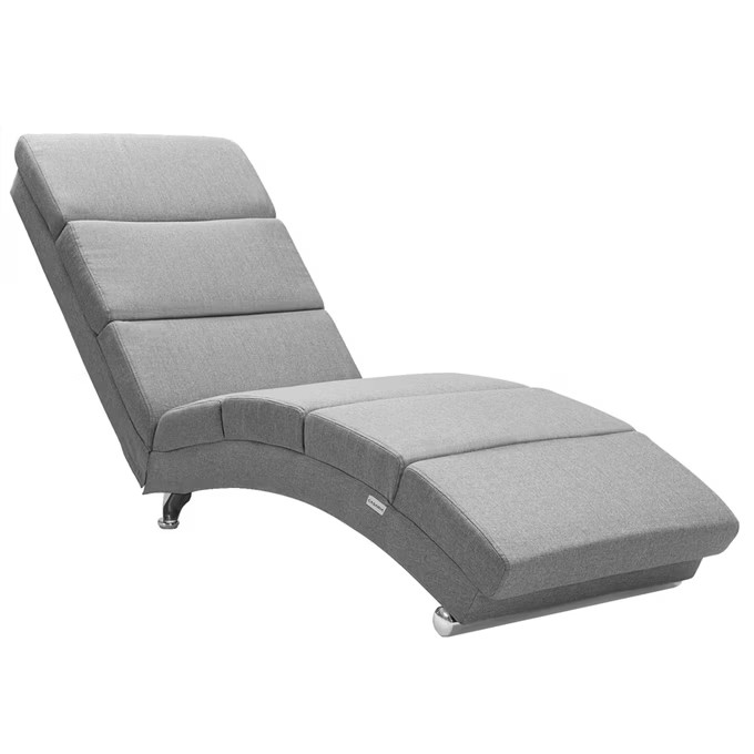 Casaria Relaxační lehátko London šedé 106893