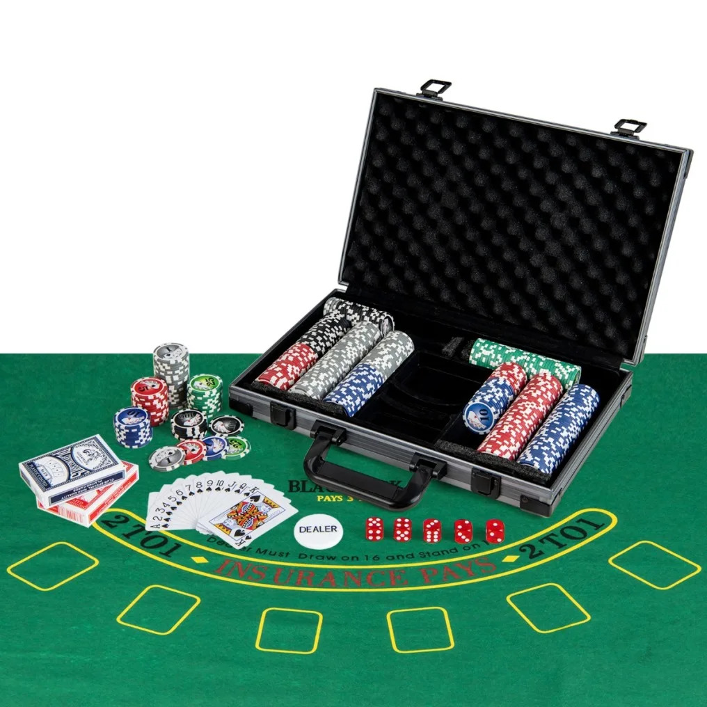 Costway Pokerová sada 400 ks v kufříku UY10130BK