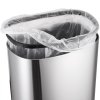 Bezdotykový odpadkový koš nerezová ocel 58 l