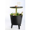 Odkládací stolek a chladič nápojů antracit/zelená 30 L