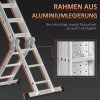 Víceúčelový hliníkový skládací žebřík s protiskluzovými platformami