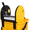 Mobilní úklidový vozík se ždímačem, 26 litrů, černo-žlutý, 44 x 36 x 90 cm