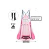 Hnízdní / stanová houpačka pro děti růžová Ø100 cm, nosnost 150 kg
