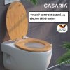 WC sedátko s automatickým spouštěním dekor bambus