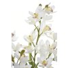 Umělá květina Orchidea v květináči 85 cm, bílá