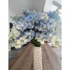 Umělá květina Vistárie 100 cm, modrá