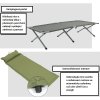 Kempingové skládací lehátko se stanem, šedé