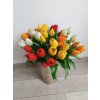 Umělá kytice Tulipány 5 ks, více barev
