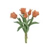 Umělá kytice Tulipány 5 ks, střapaté, více barev