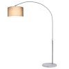 Oblouková lampa nastavitelná, mramorová základna