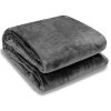 Monzana přikrývka z mikrovlákna tmavě šedá 200 x 150 cm
