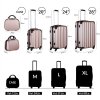 Monzana cestovní kufr set 4ks, kabinový + palubní, číselný zámek, tichá kolečka