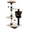 Cadoca odpočívadlo a škrabadlo pro kočky se 3 vyhlídkami, jeskyní, míčky a lanem, hnědé/béžové, výška 112 cm