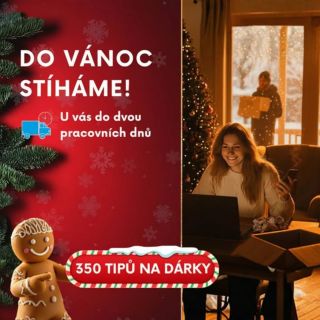 Do Vánoc stíháme! 🎄🎁 Vánoce jsou za rohem a my jsme pro vás připravili výběr dárků, se kterými nešlápnete vedle. Ať už...