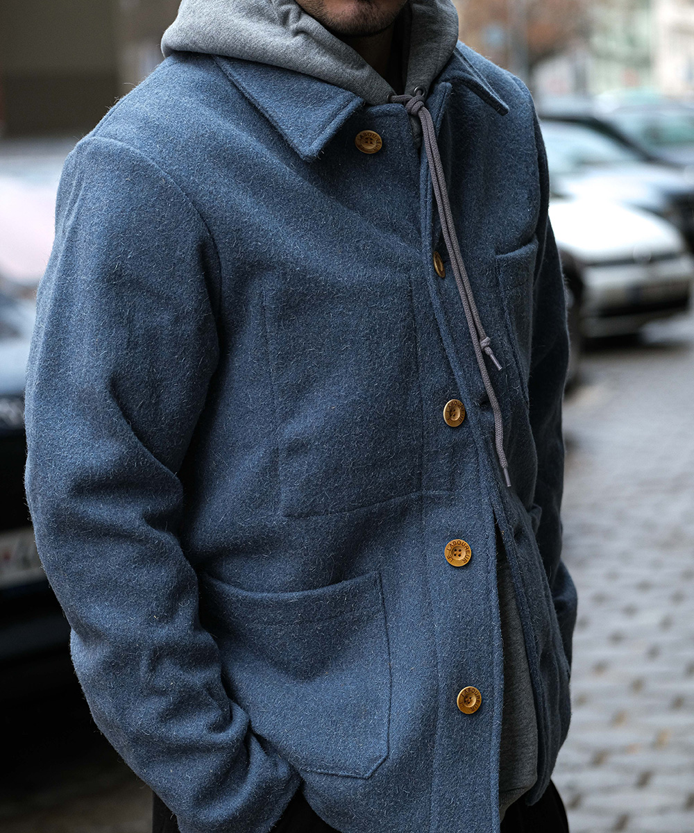 Vestonen laine Bleu Horizon: Nádech historie