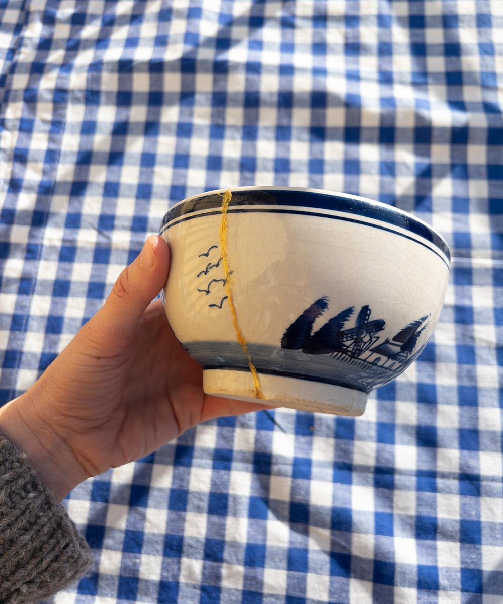 Fixing technikou Kintsugi