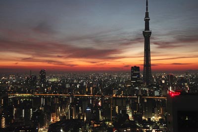 Noční Asakusa, Tokio