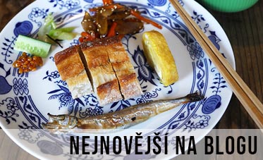 Talíř cibulák - japonská snídaně