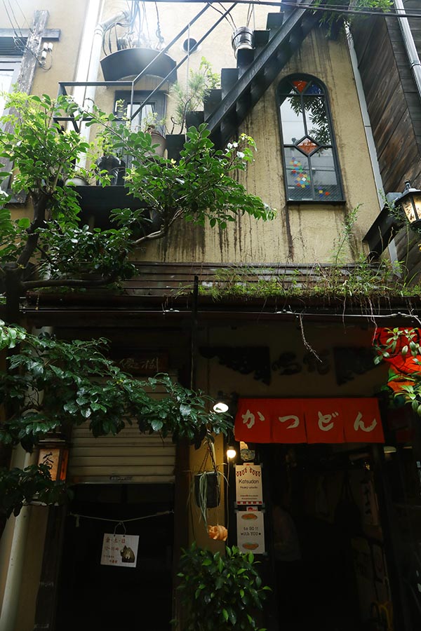 Japonská restaurace katsudon Osaka Foto Petr Horčička