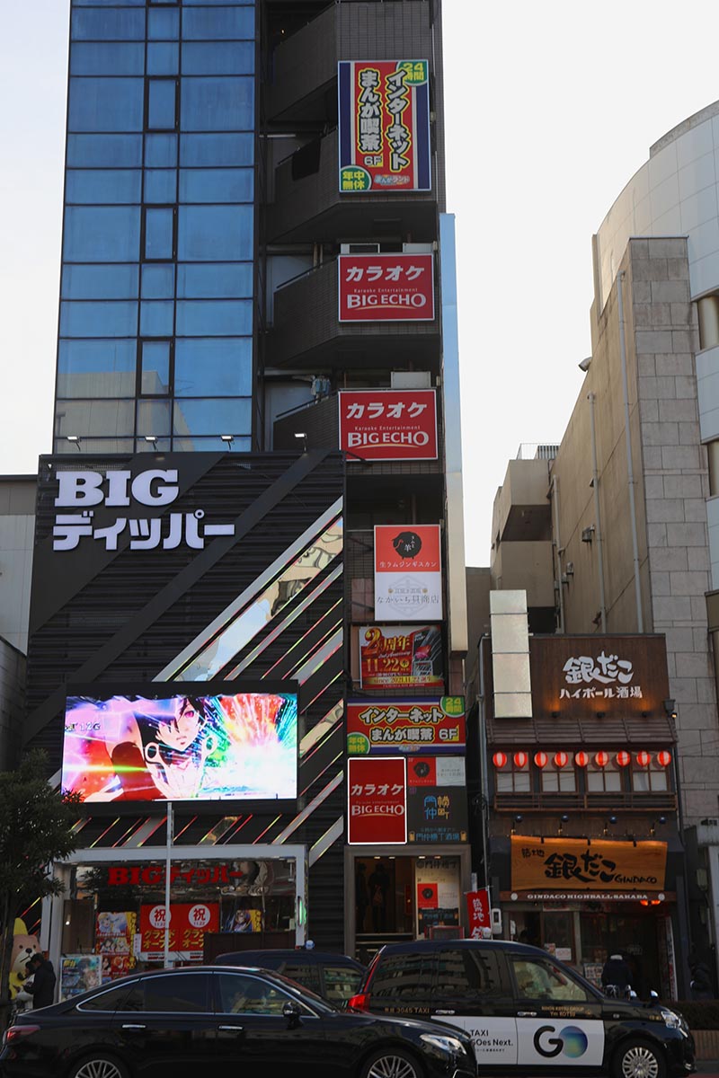 Japonská moderní architektura. Tokio, čtvrť Monzennakačó. Foto Petr Horčička