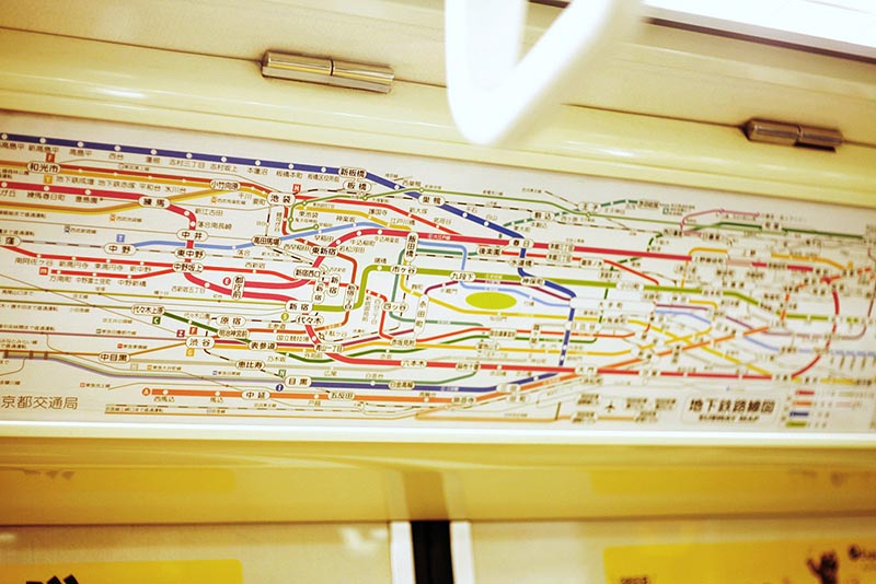 mapa metra v tokiju. Tokisjké metro