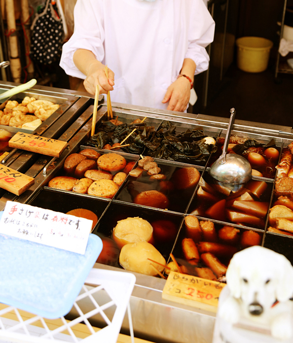 japonské jídlo - street food