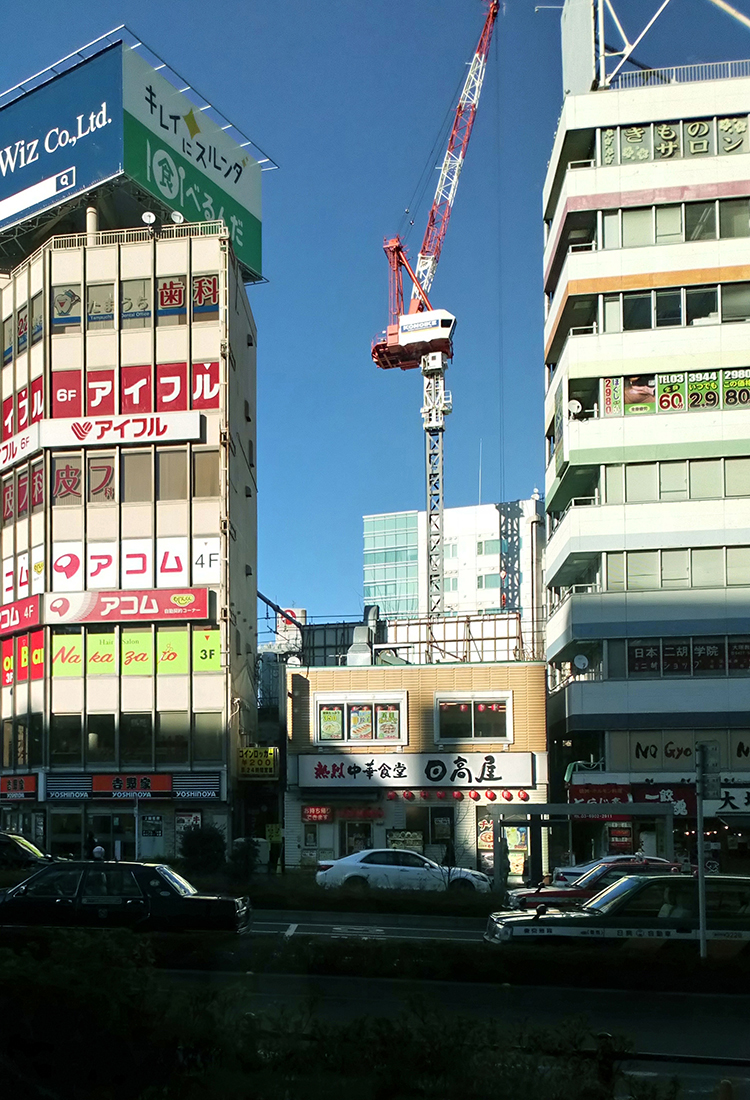 stavební rozvoj Tokia - foto Petr Horčička
