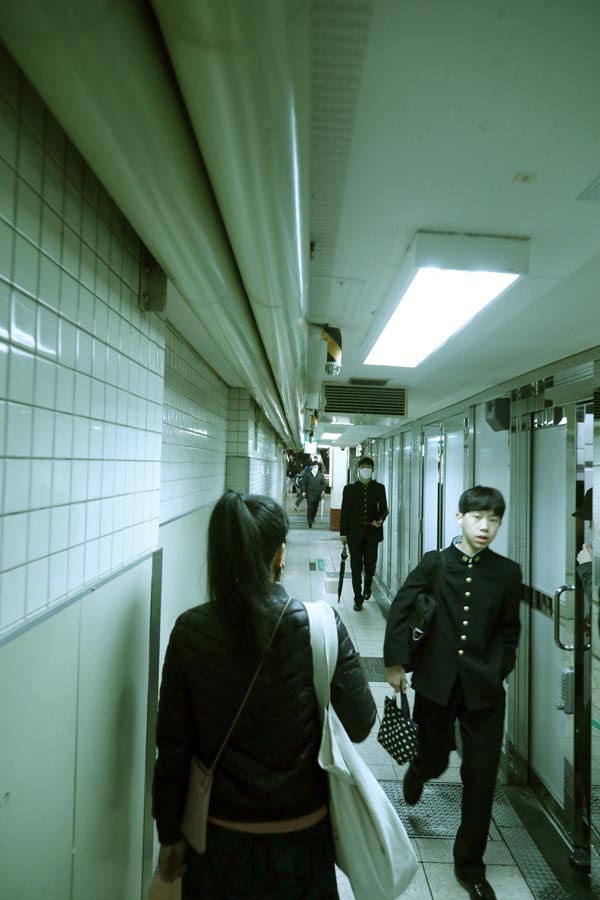 Podzemní uličky v Ósace. Foto Petr Horčička