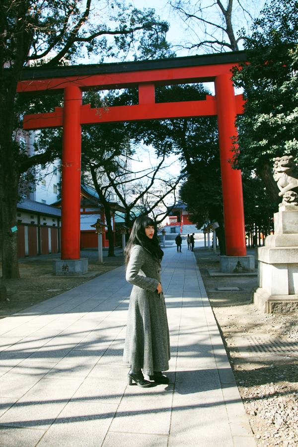 Krásná Japonka v Hanazano. Kabukičó, Tokio. Japonsko. Foto Petr Horčička