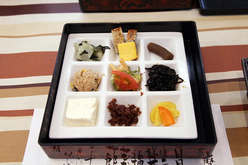 japonská snídaně japonský státní hotel