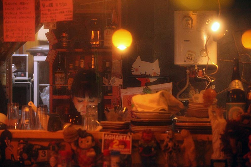 Japonský bar v Kóendži. Foto petr Horčička