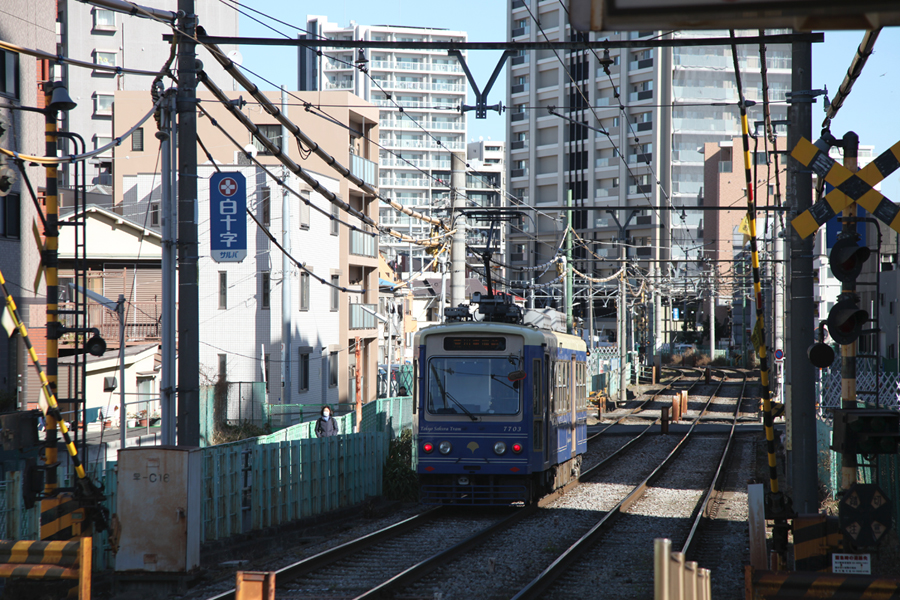 Japonská tramvaj - Foto Petr Horčička