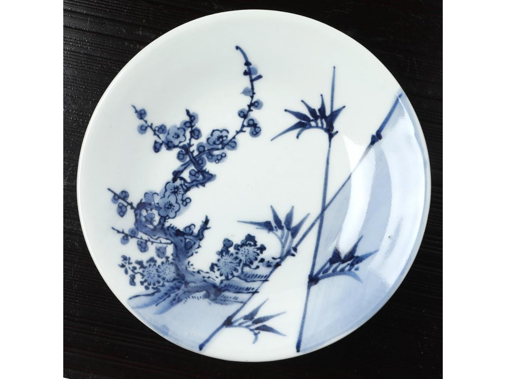 kvetouci merunka bambus japonska kuchyne stary porcelan z japonska (2)