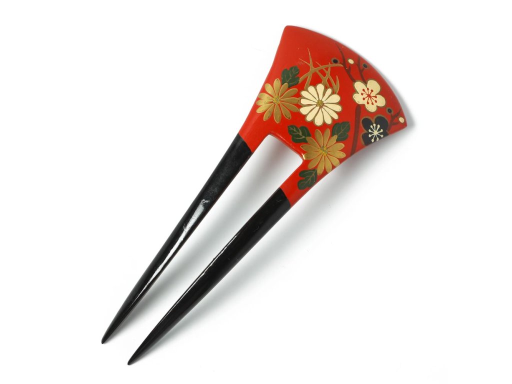 dřevěná japonská ozdoba do vlasů (3)