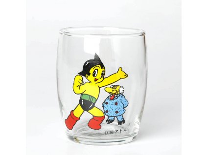Ilustrátor Osamu Tezuka Astroboy japonská sklenice 80. léta (5)