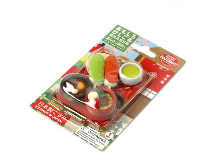 Dango, azuki, zenzai a šálek zeleného čaje, tradiční japonské sladkosti japonská guma na gumování (2)
