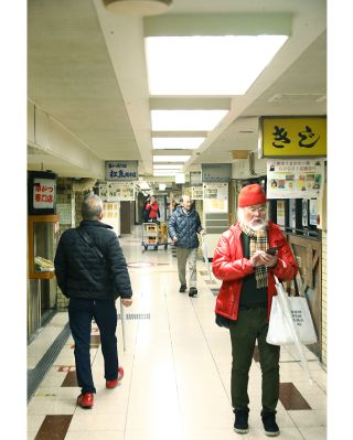 Momentka z ósackých podzemních uliček. Jsou to uličky ale vcelku se počítají na kilometry. Jsme sice Tokyo Vintage ale...