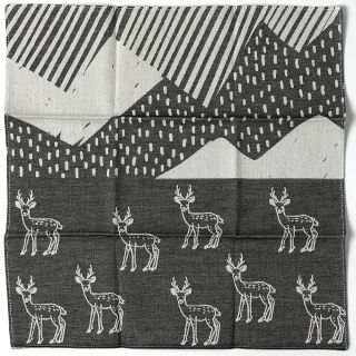 Bavlněný kapesník Tsunagari. Současný japonský výrobek. Tsunagari, výraz pro propojení se, například pro harmonický vztah...