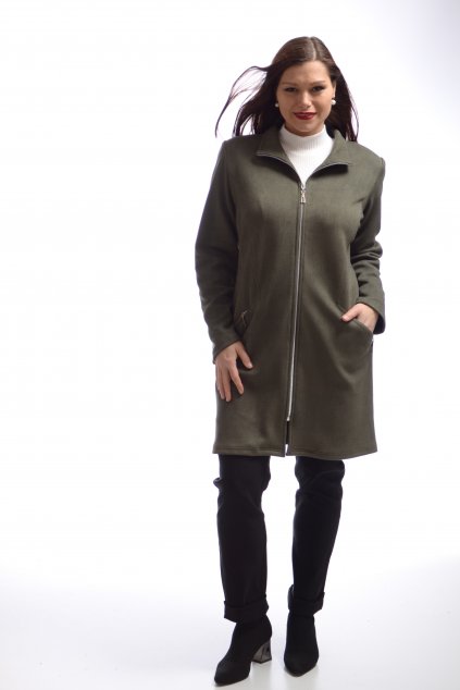 7323 Kabát Stella o67 Khaki (2)