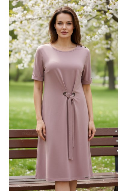 2826 Šaty Melinda starorůžová