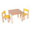 Tomaholz Dětský stolek MATY + židličky LUCA (barva druhé židličky žlutá, barva první židličky žlutá)