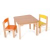 Tomaholz Dětský stolek MATY + židličky LUCA (barva druhé židličky oranžová, barva první židličky žlutá)